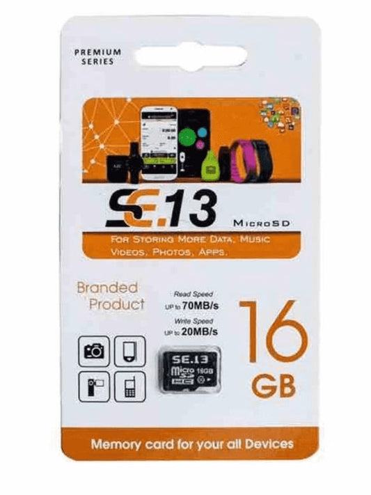 SE-6M SD Card Class 10 MemoryCard (16 GB)