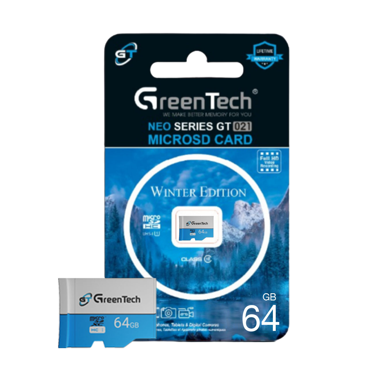 Greentech GT Memory Card (Class-10) -5 year warranty (4.1 ⭐️ in Flipkart)