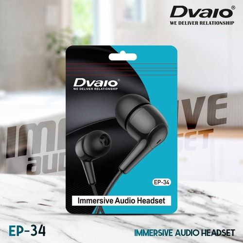 Dvaio EP-34 Pouch Packing Earphone