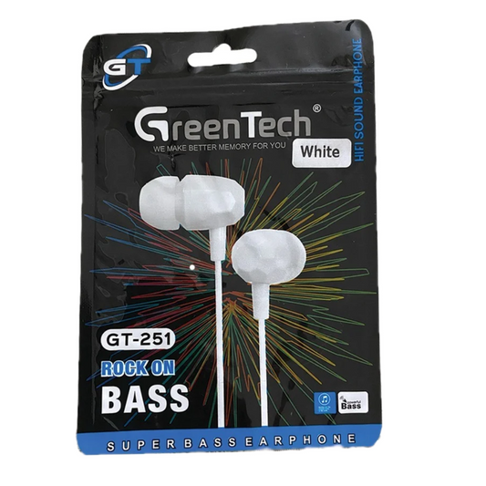 Greentech GT-251 Pouch Earphone (Mix Colors)