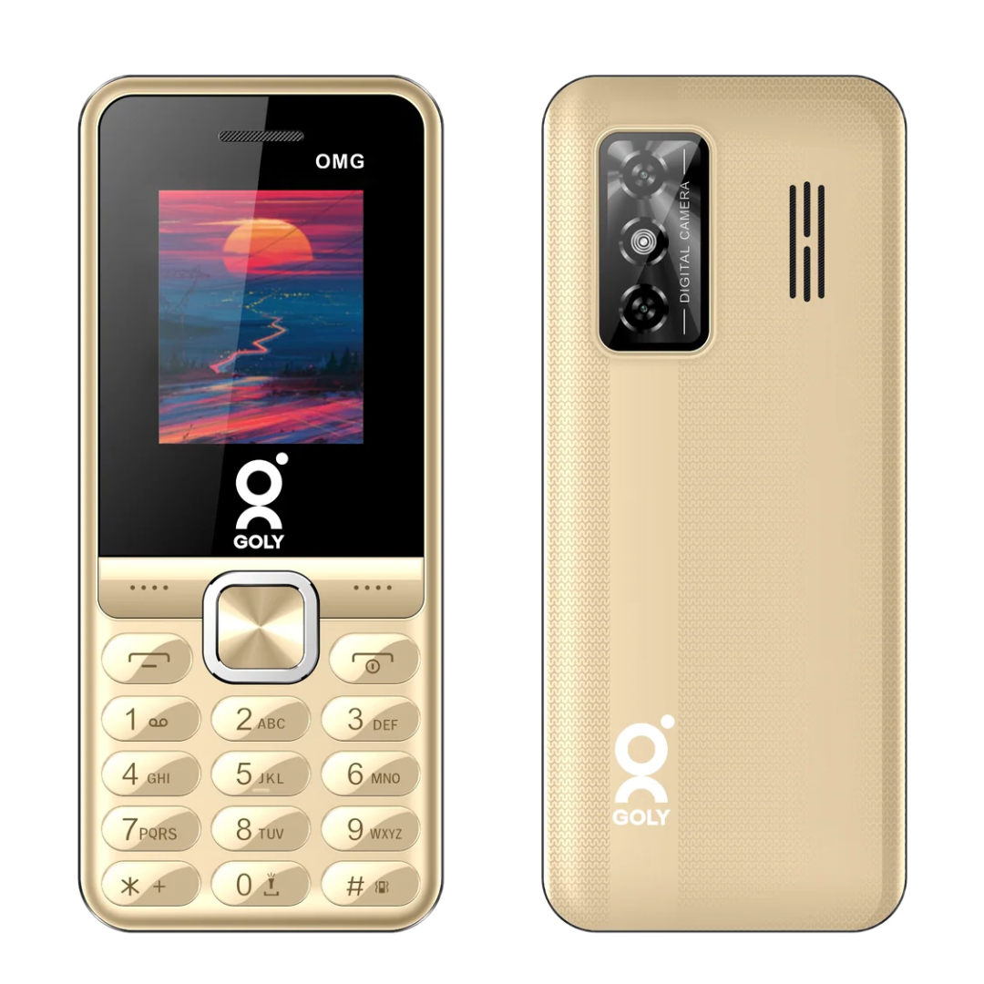 GOLY OMG 1.8" Display,Vibration, 1100mAh Battery with Dual SIM 2G