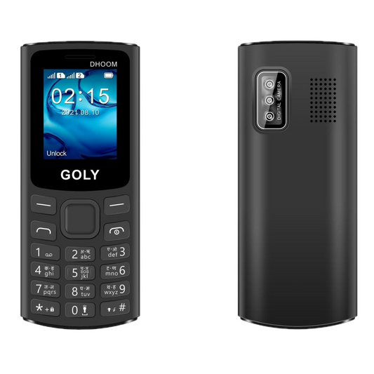 GOLY DHOOM 1.77" Display,Vibration, 1100mAh Dual SIM 2G