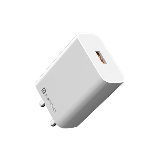 Portronics Adapto one pro 18W Charger with Type-C cable