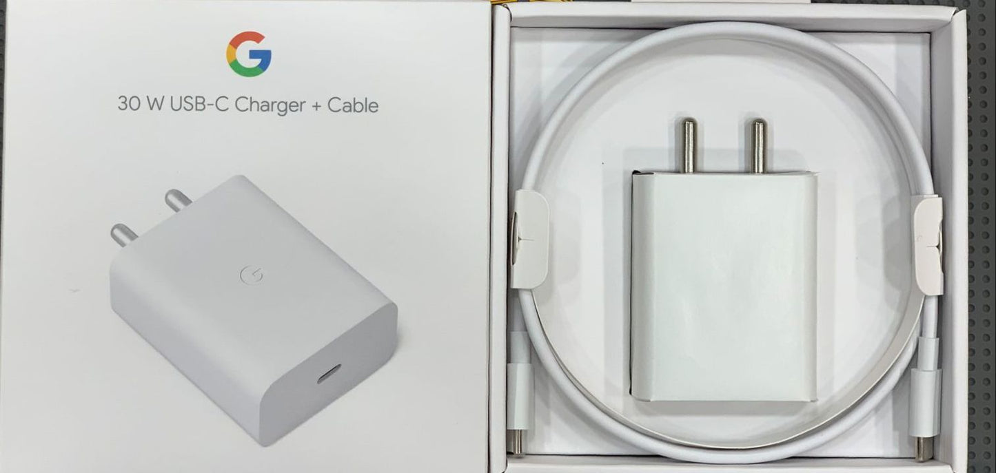 Google 30 W USB-C power charger with Type-C Cable