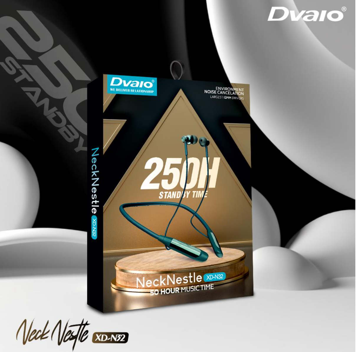 Dvaio XD-N32 Metallic Finish Bluetooth Neckband