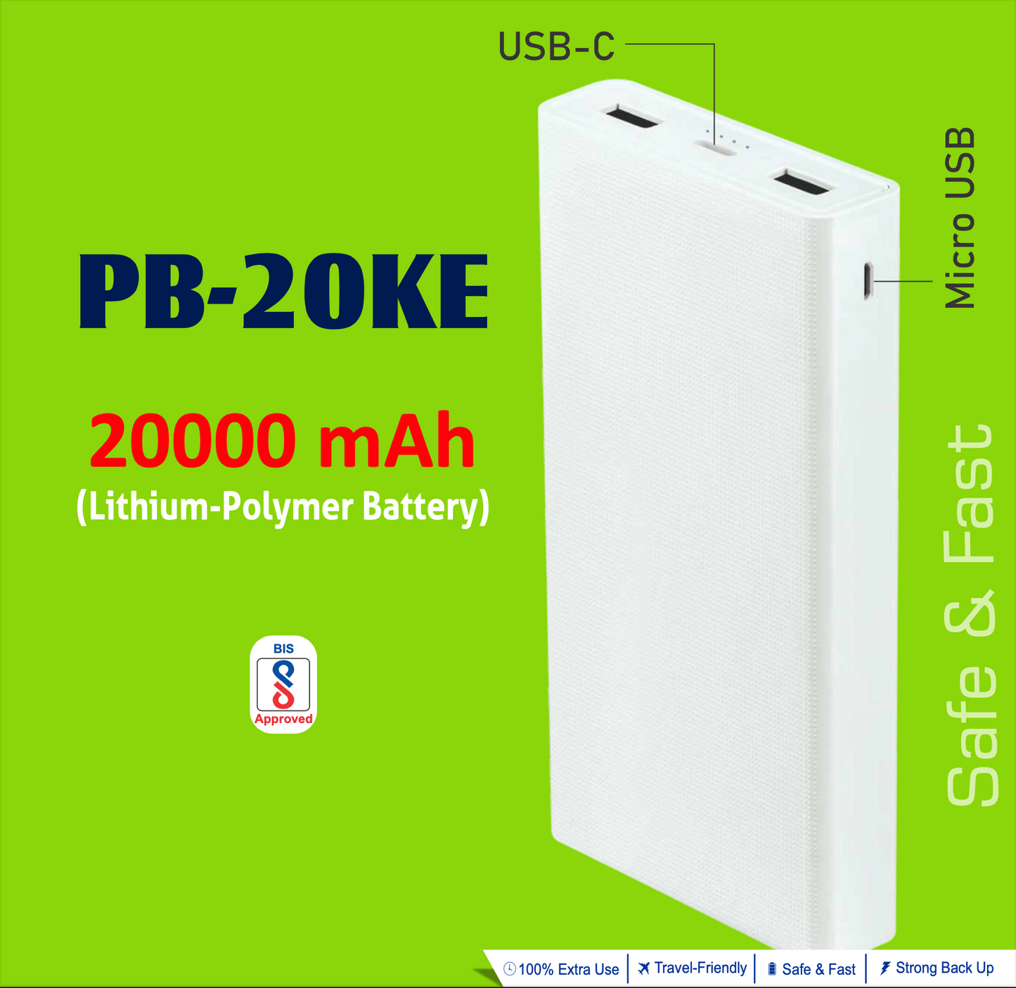 Deal-ERD PB-20KE Powerbank White