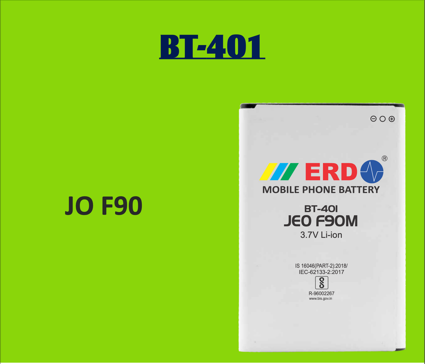 ERD BT-401 JEO F90M Mobile Battery