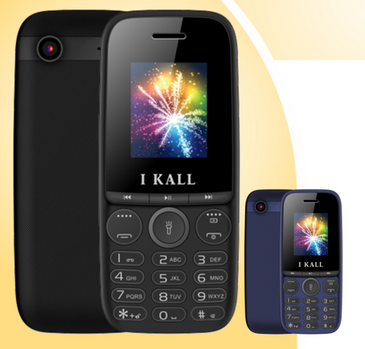 I Kall K-20 1.8"Inch |Dual Sim | King Voice Feature |FM, Torch Light | Bluetooth 1050 mAh Battery