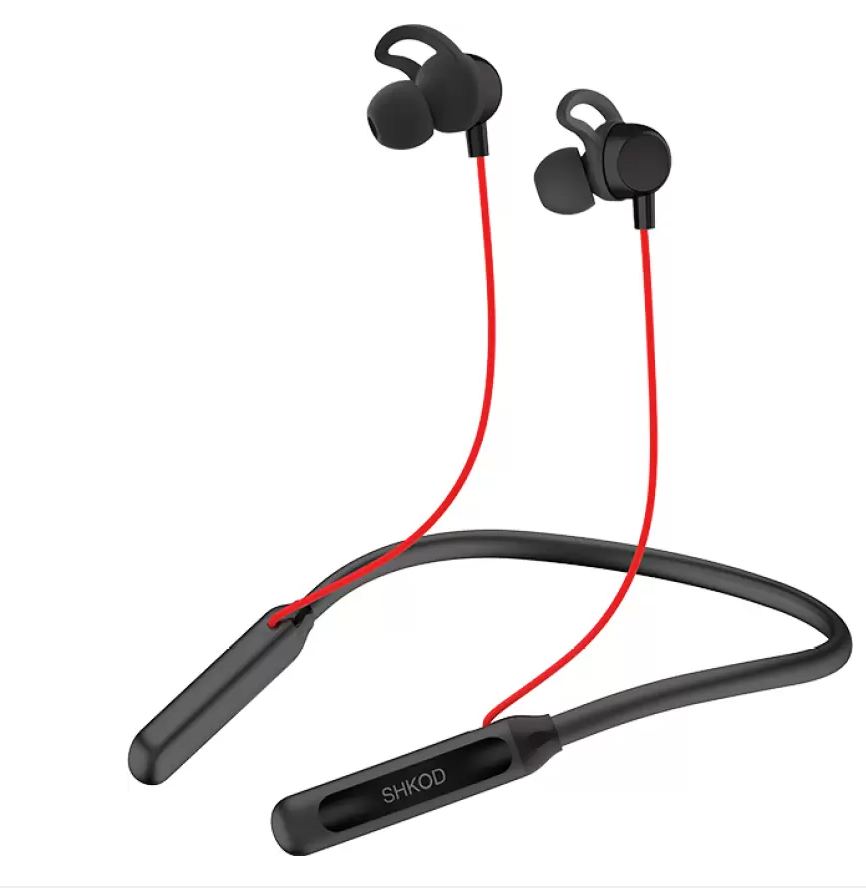 SHKOD Bullets Wireless Neckband with ENC, Strong Bass, 45-Hour Playtime, Bluetooth 5.4 (Mix color)