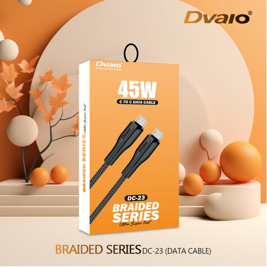 Dvaio 45W braided C to C Cable