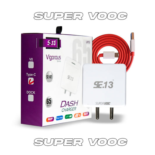 SE.13 65W Dash/Super VOOC Charger-Type-C-1 year Warranty