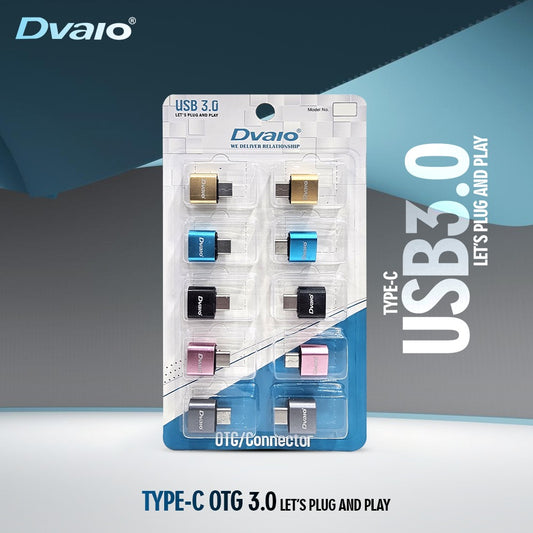 Dvaio Metal OTG Type-C (Pack of 10 15Rs. per piece)