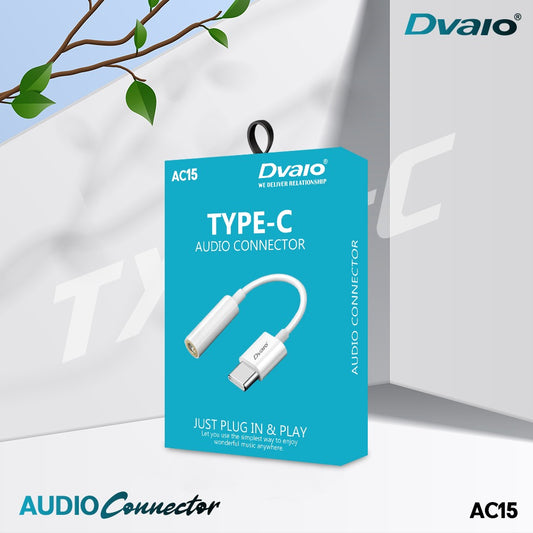 Dvaio Type-C to 3.5mm Audio Connector