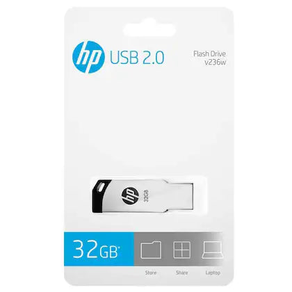 HP  Metal Body USB 2.0 Flash Drive, v236w