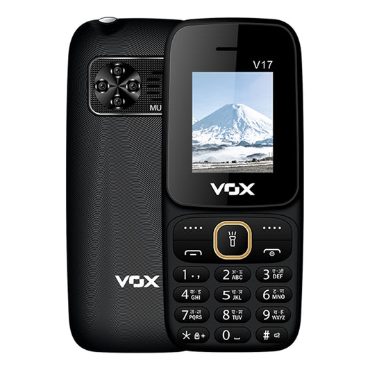 VOX V-17 |1.8"Inch |Dual Sim |Music Player | Video Player | FM, Torch Light | Bluetooth 1050 mAh Battery