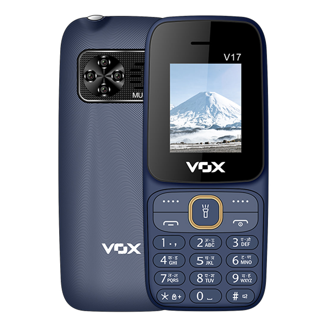 VOX V-17 |1.8"Inch |Dual Sim |Music Player | Video Player | FM, Torch Light | Bluetooth 1050 mAh Battery