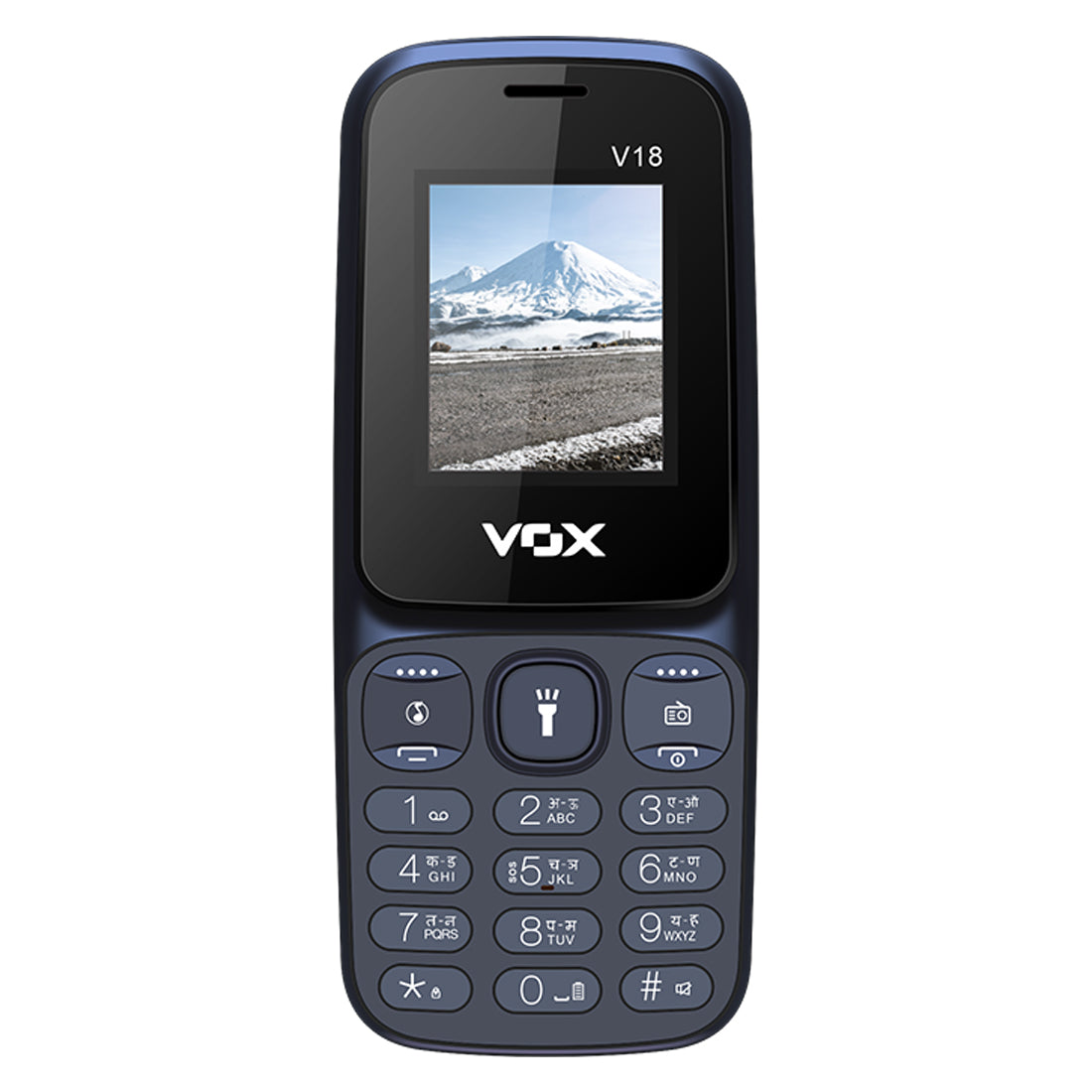 VOX V-18 |1.8"Inch |Dual Sim | Music Player | Video Player | FM, Torch Light | Bluetooth 1050 mAh Battery