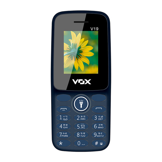 VOX V-19 |1.8"Inch |Dual Sim | Without Camera | Music Player | Video Player | FM, Torch Light | Bluetooth 1050 mAh Battery