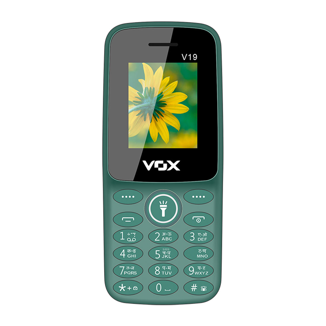 VOX V-19 |1.8"Inch |Dual Sim | Without Camera | Music Player | Video Player | FM, Torch Light | Bluetooth 1050 mAh Battery